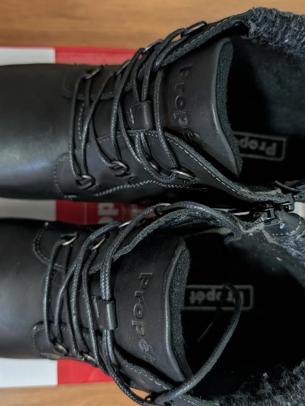 Propet black leather